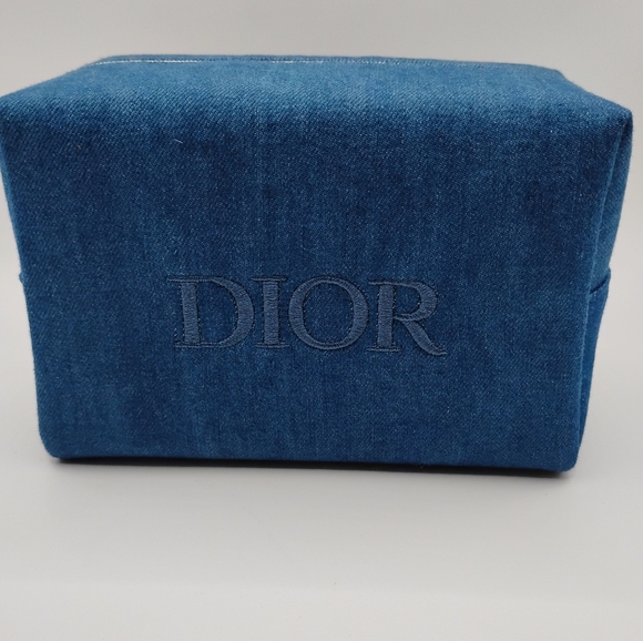 Dior Handbags - Dior Blue Denim Cosmetic Pouch BNWB